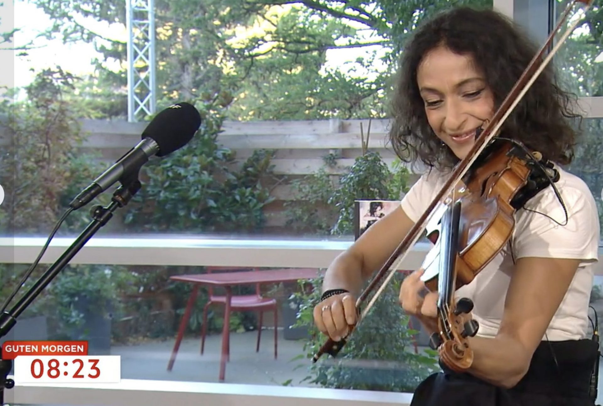 Violinistin und Sängerin bei Guten Morgen Österreich